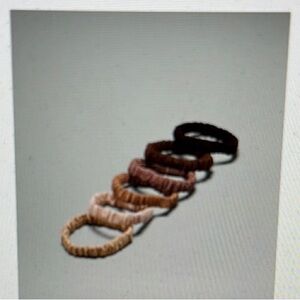 🍋lululemon Skinny Scrunchies 6 Pack